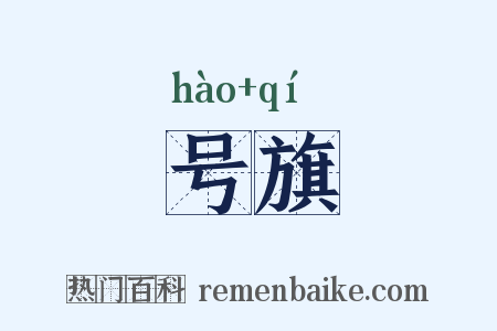 号旗是什么意思的图片